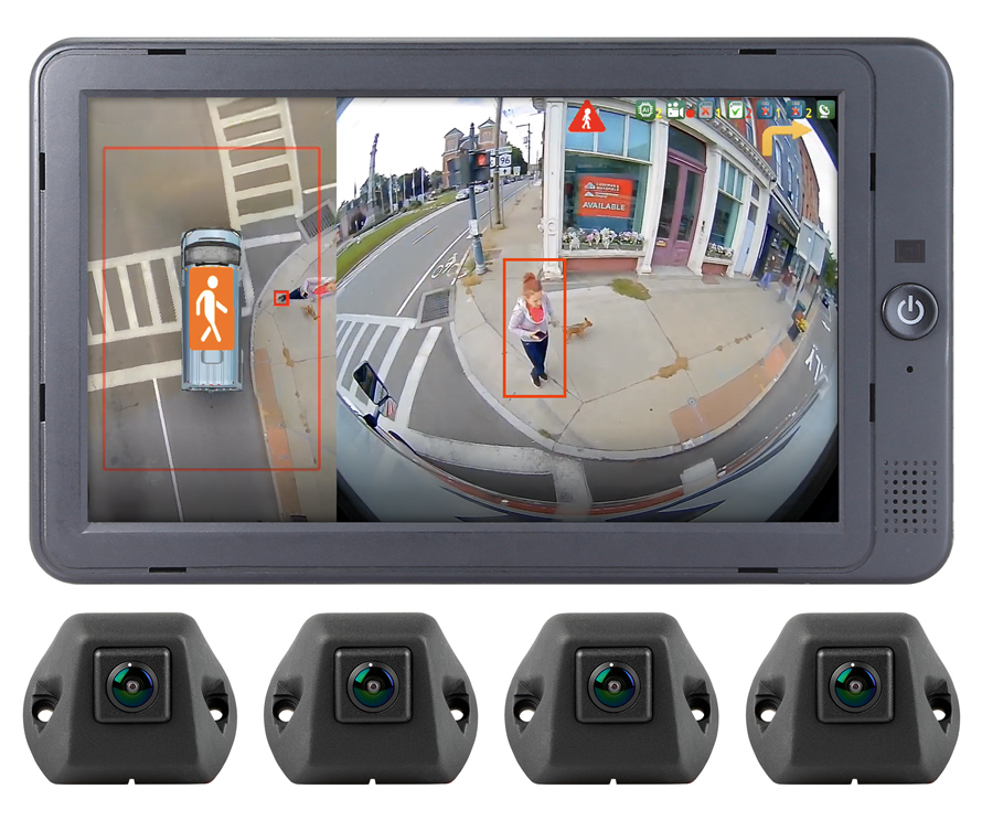 How 360° Bird’s Eye View Cameras Can Reduce Costs for Fleets
